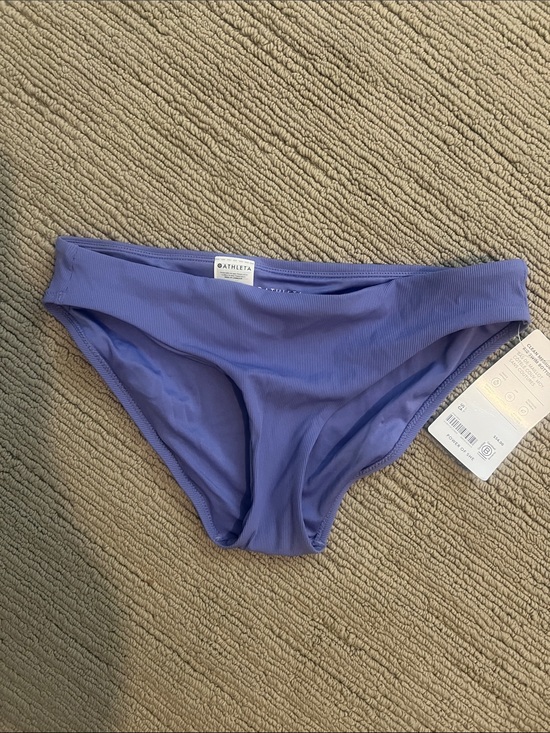 Athleta Other - Athleta Ribbed Bikini Bottoms in Lavender Blue Sz S